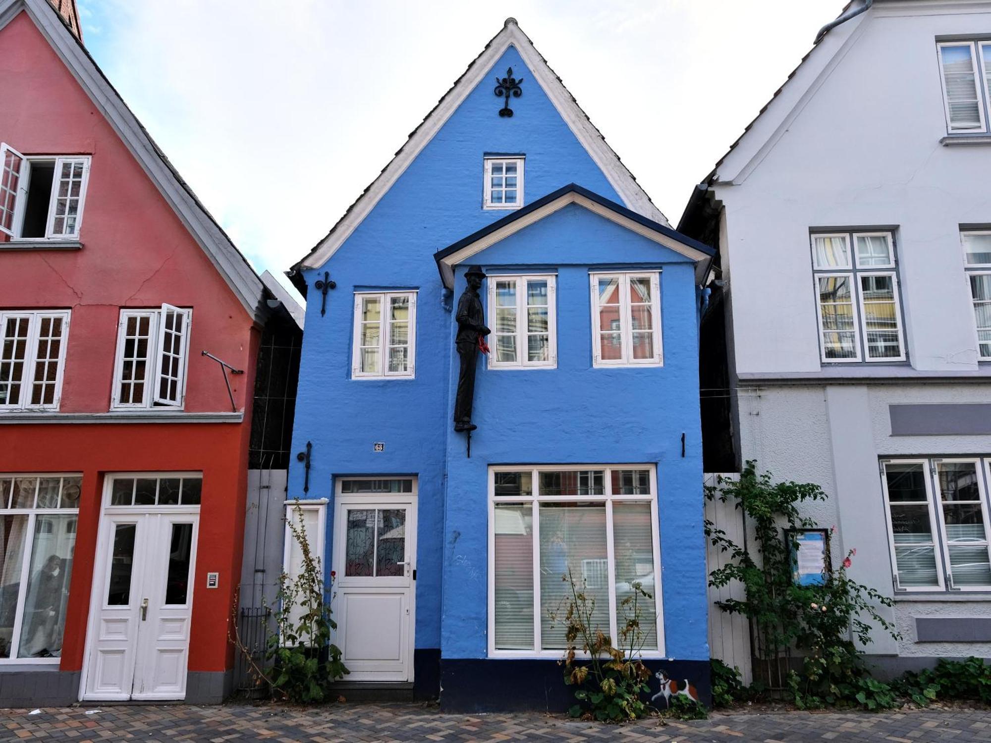 פלאנסבורג Hafenblick Ferienwohnung In Der Altstadt Mit Parkplatz מראה חיצוני תמונה